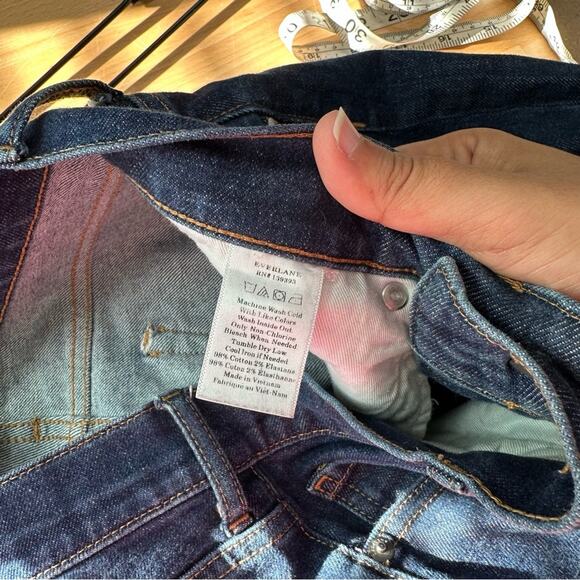 Everlane Ankle Mid rise Denim Jeans size 26 - Picture 7 of 7
